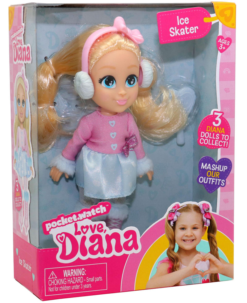 Love Diana S2 15 cm Docka - Ice Skater