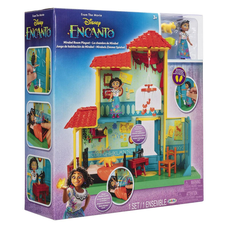 Disney Encanto 3 tommer lille dukke- og værelsestilbehørssæt Mirabel
