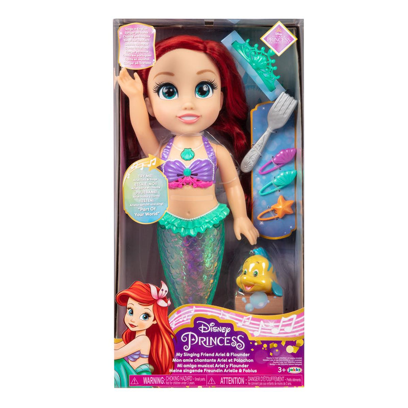 Disney Princess Feature Ariel Doll 38 cm. (SE/FI/DK/NO/EN)