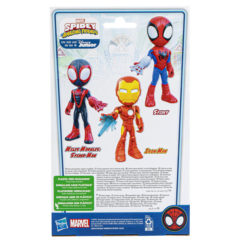 Spidey and his Amazing Friends Supersized 9 tommer figur Iron Man