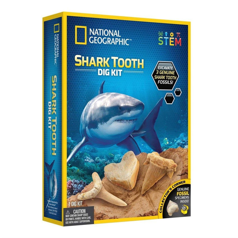 National Geographic Shark Tooth gravesæt