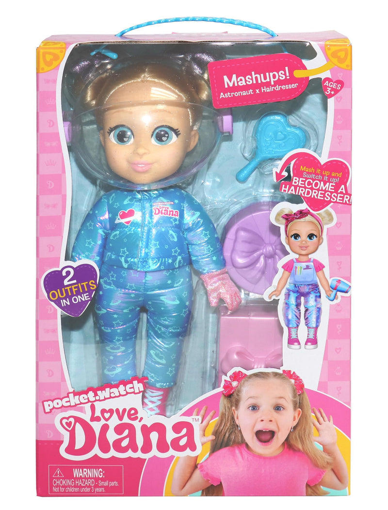 Love Diana Docka Mashup Astronaut/Frisör
