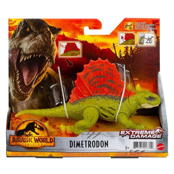 dimetrodon Jurassic World Extreme Damage Feature Dino