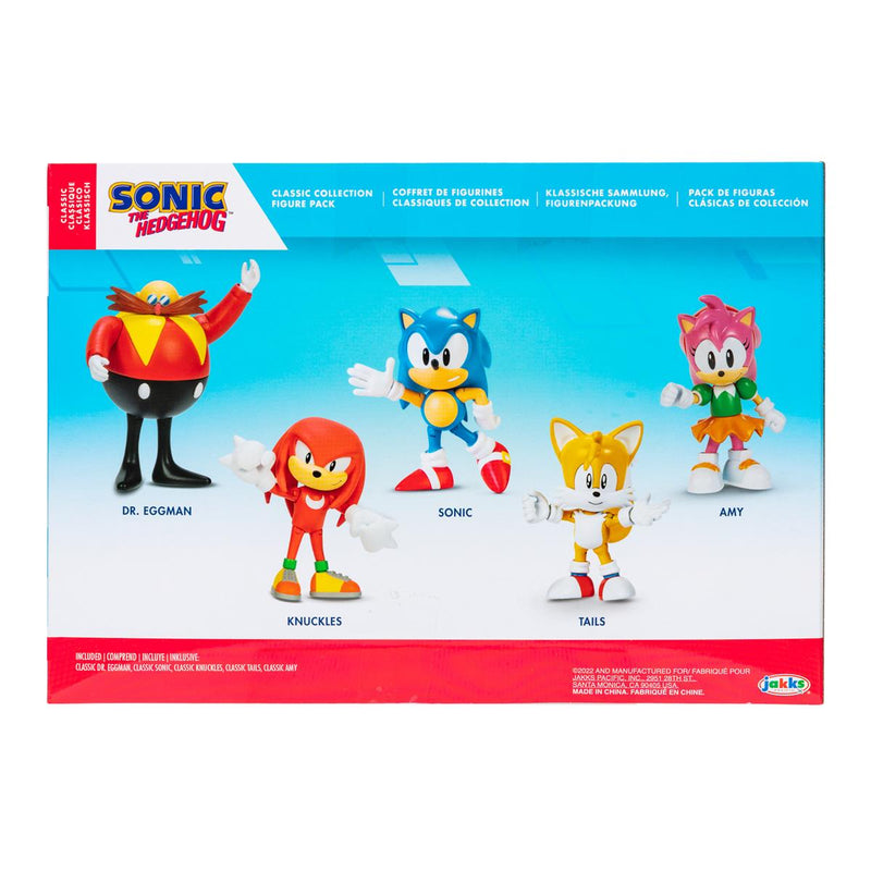 Sonic the Hedgehog 2,5 tommer figur 5-pak 